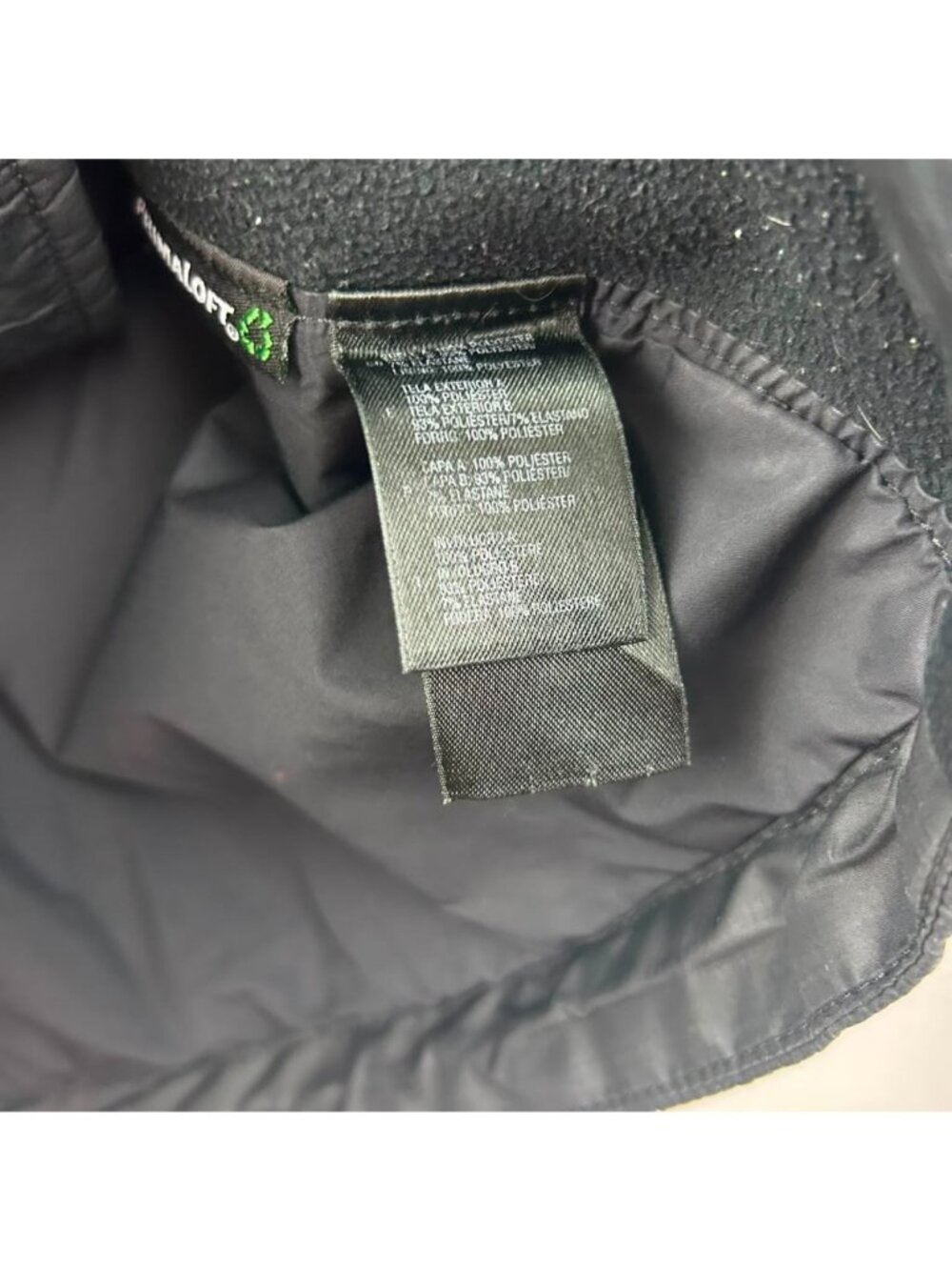 The North Face Jacket Womne's Size Medium Black Down Hybrid Full Zip Primaloft - Picture 7 of 13